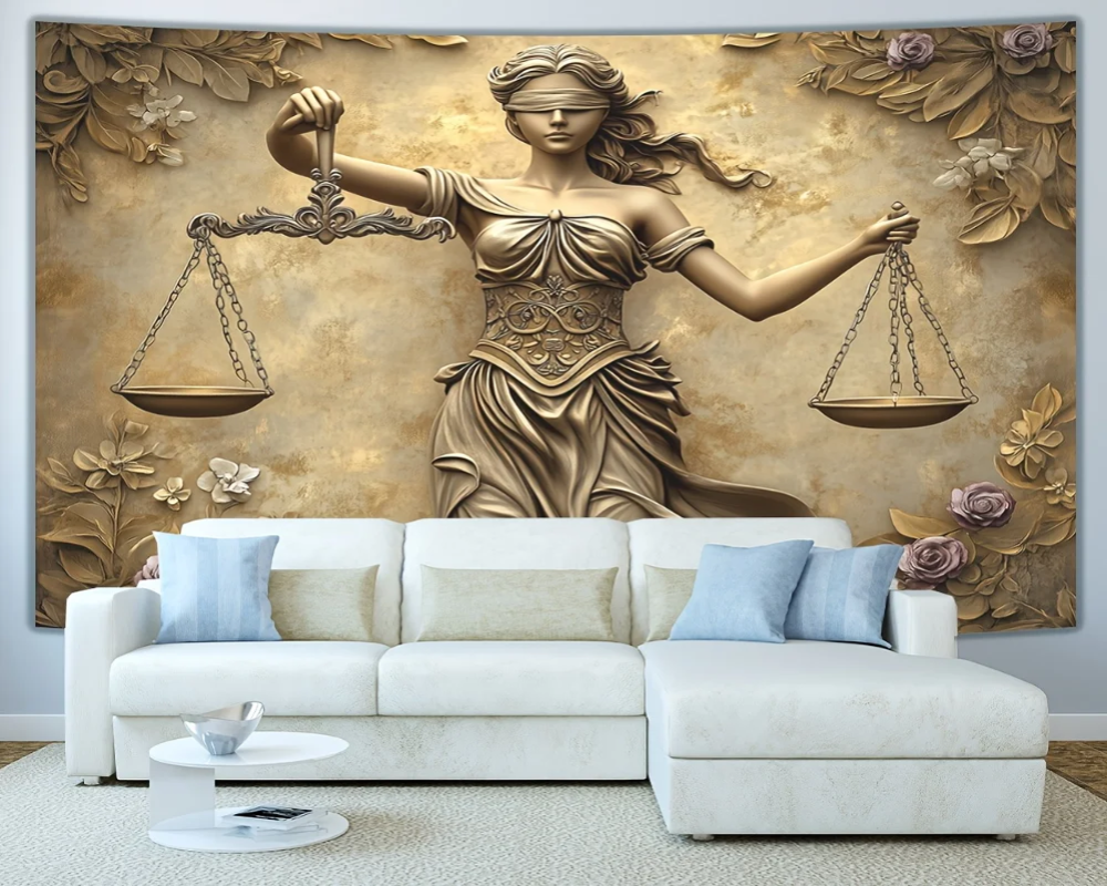 3D Wallpaper Justice for All SKU# WAL0720